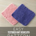 Knit Washcloth Pattern Free Simple New Free Pattern Textured Knit Dishcloth Pattern Just Be Crafty