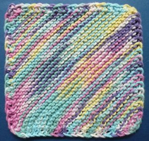 Knit Washcloth Pattern Free Simple Perfect One Ounce Dishcloth Free Patterns