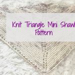 Knitting Ideas And Patterns Lace Shawls Easy Lace Knit Mini Shawl Pattern 1001 Knits