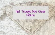 Knitting Ideas And Patterns Lace Shawls Easy Lace Knit Mini Shawl Pattern 1001 Knits