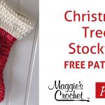 Knitting Pattern Christmas Stocking Free Christmas Stocking Free Crochet Pattern Right Handed Youtube