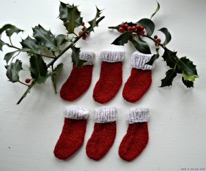 Knitting Pattern Christmas Stocking Free Mini Christmas Stockings Free Knitting Pattern Rocknrollerba