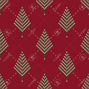 Knitting Pattern Christmas Traditional Christmas Sweater Design Seamless Knitting Pattern