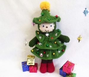 Knitting Pattern Christmas Tree Christmas Tree Doll Toy Knitting Pattern Ardiafm