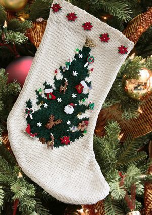 Knitting Pattern Christmas Tree Holiday Decor Knitting Patterns In The Loop Knitting