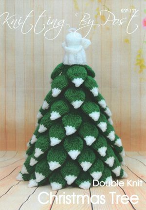 Knitting Pattern Christmas Tree Kbp 174 Knitting Post Dk Angel Topped Christmas Tree Knitting