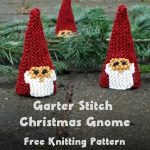 Knitting Pattern Christmas Tree Knitting And So On Garter Stitch Christmas Gnome