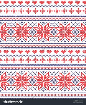 Knitting Pattern Christmas Winter Holiday Knitting Pattern With A Christmas Trees Christmas