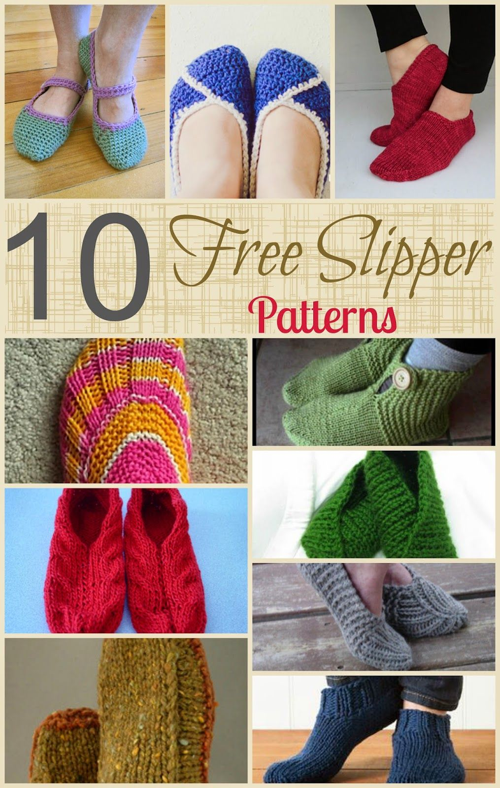 Knitting Patterns Easy Christmas Gifts 10 Free Knitting Patterns To Make Yourself A Pair Of Slippers Quick