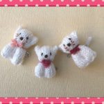 Knitting Patterns Easy Christmas Gifts Knitted Bear And Cat Pins Knits Sachi