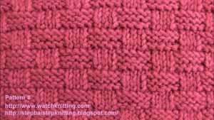 Knitting Patterns Easy Free Basket Stitch Free Knitting Tutorials Watch Knitting Pattern 8