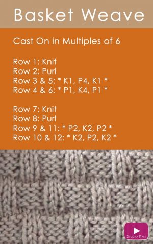 Knitting Patterns Easy Free How To Knit The Basket Weave Stitch Easy Free Knitting Pattern
