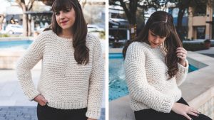 Knitting Patterns Easy Sweater Simple Knit Sweater Start To Finish Youtube