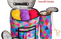 Knitting Yarn Storage Knitting Yarn Storage Bag Organizer Crochet Craft Project Etsy