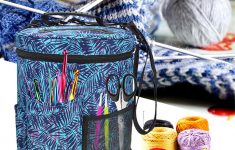 Knitting Yarn Storage Woolen Yarn Storage Bag Knitting Crochet Ball Holder Tote Organizer