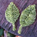 Leaf Knitting Pattern Knitted Leaf Patterns Natural Suburbia