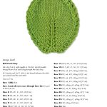 Leaf Knitting Pattern Leaf Coaster M1 In This Case Is Yo For Less Noticeable Seaming