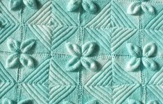Leaf Knitting Pattern Leaf Square Ba Blanket
