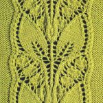 Leaf Knitting Pattern Leafy Knitted Lace Panel Knitting Stitches Pinterest Lace