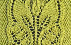 Leaf Knitting Pattern Leafy Knitted Lace Panel Knitting Stitches Pinterest Lace