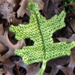 Leaf Knitting Pattern Pin Oak Leaf Knitting Pattern Natural Suburbia