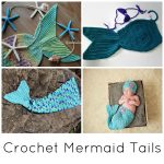 Mermaid Tail Crochet Pattern Crochet Mermaid Tail Blankets Props For Kids Adults