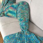 Mermaid Tail Crochet Pattern Stylish Crochet Knitted Super Soft Mermaid Tail Shape Blanket For