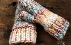 Mittens Knitting Pattern Chunky Mittens Pattern One Skein Project Simplymaggie