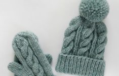 Mittens Knitting Pattern Classic Cabled Hat Mittens Free Pattern