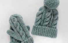 Mittens Knitting Pattern Classic Cabled Hat Mittens Free Pattern
