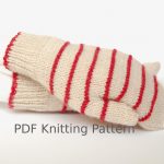 Mittens Knitting Pattern Mitten Knitting Pattern Pdf Pattern Knit Mittens Knitting Etsy