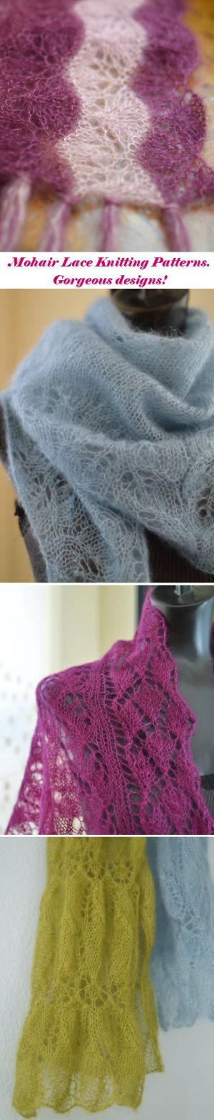 Mohair Knitting Patterns Free Scarfs Knitting Pattern For Mohairsilk Yarn Lots Of Gorgeous Lace Designs
