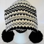 Norwegian Knitting Pattern Hat Norwegian Stripe Ski Hat Designer Hand Knitting Pattern