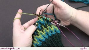 Norwegian Knitting Pattern Hat Three Color Stranding Youtube