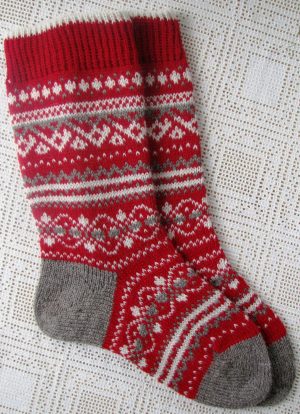 Norwegian Knitting Pattern Socks Knit Socks Wool Socks Christmas Gift Norwegian Christmas Socks