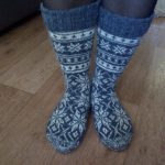 Norwegian Knitting Pattern Socks Woolen Knitted Socks With Norwegian Pattern Shop Online On