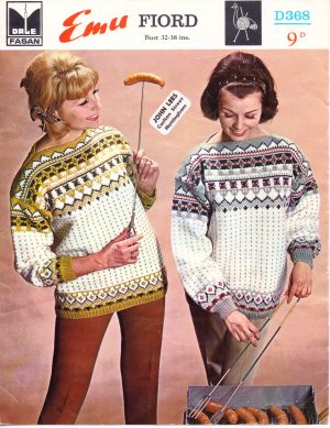 Norwegian Knitting Patterns Free Free Vintage Knitting Pattern 50s 60s Norweigan Sweater The