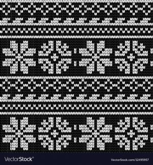 Norwegian Knitting Patterns Free Norwegian Star Knitting Pattern Royalty Free Vector Image