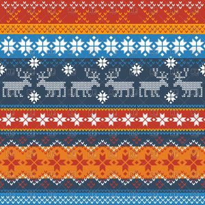 Norwegian Knitting Patterns Free Traditional Norwegian Pattern With Reindeer And Snowflakes Vector