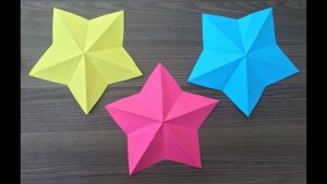 Origami 3d Easy Easy 3d Paper Star Origami