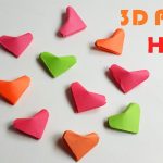 Origami 3d Heart How To Make An Origami 3d Heart 3d Paper Heart Diy Paper Crafts