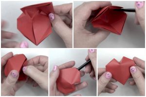 Origami 3d Heart Origami Puffy Heart Instructions