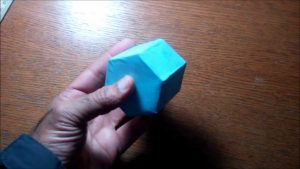 Origami 3d Shapes How To Make Hexagon Prism Youtube