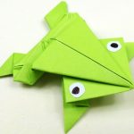 Origami Animals Easy How To Make A Jumping Frog Origami For Beginners 3d Origami Animals