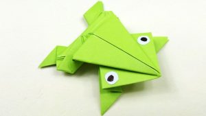 Origami Animals Easy How To Make A Jumping Frog Origami For Beginners 3d Origami Animals