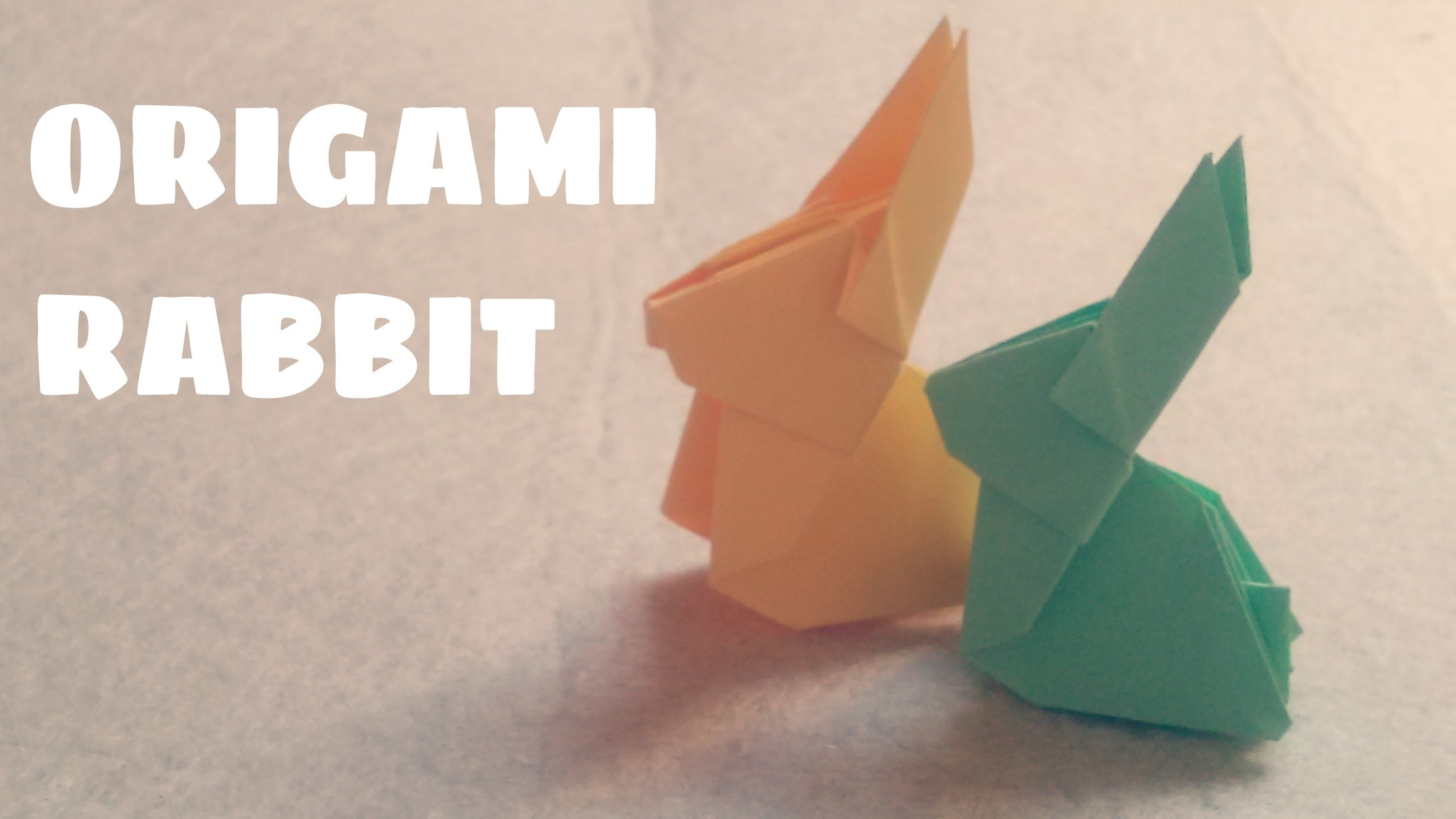 Origami Animals Easy Origami For Kids Origami Rabbit Origami Animals Youtube