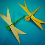 Origami Animals Easy Tutorial Origami Animals How To Fold An Easy Origami Dragonfly