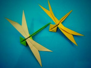 Origami Animals Easy Tutorial Origami Animals How To Fold An Easy Origami Dragonfly