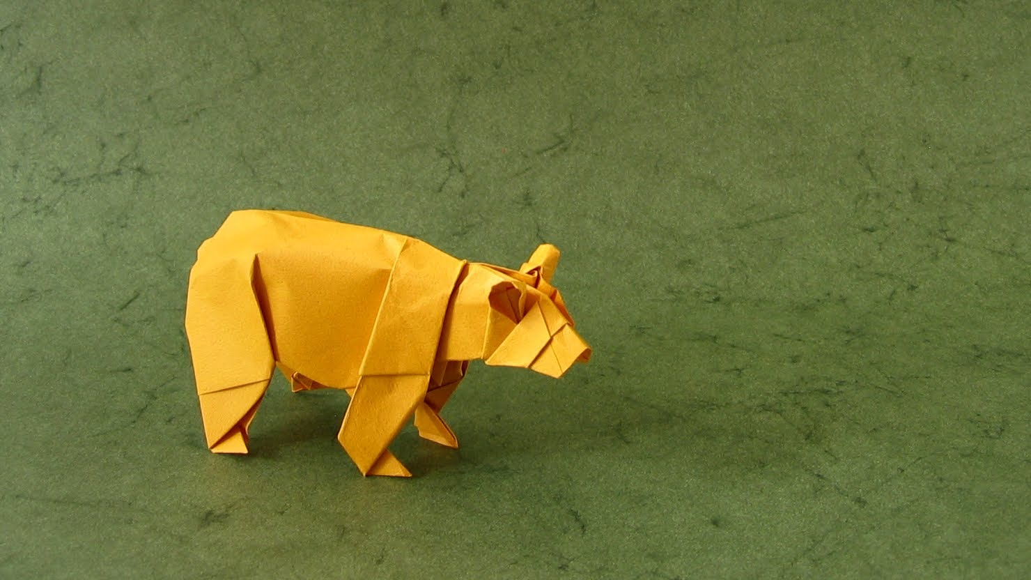 Origami Animals Hard Origami Instructions Bear Stephen Weiss Youtube