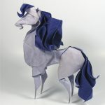 Origami Animals Hard Wet Fold Origami Technique Gives Wavy Personality To Paper Animals